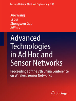 cover image of Advanced Technologies in Ad Hoc and Sensor Networks